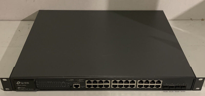 Switch TP-LINK T2600G-28MPS TL-SG3424P JetStream 24-Port Gigabit L2 Managed PoE+  TP-LINK   