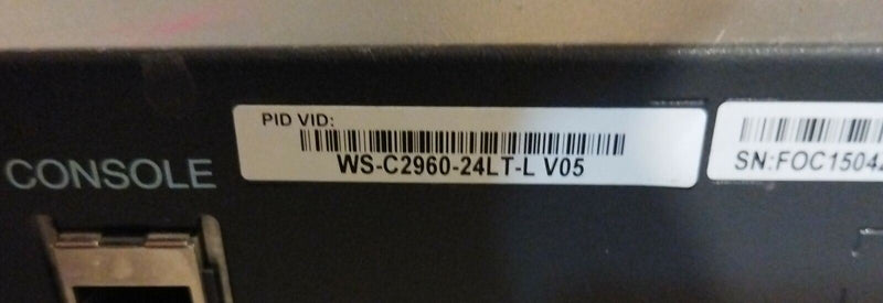 🔥 Switch Cisco Catalyst 2960-24LT-L V05 24 Ports Gig - Testé OK + Alim ⚡️  CISCO   