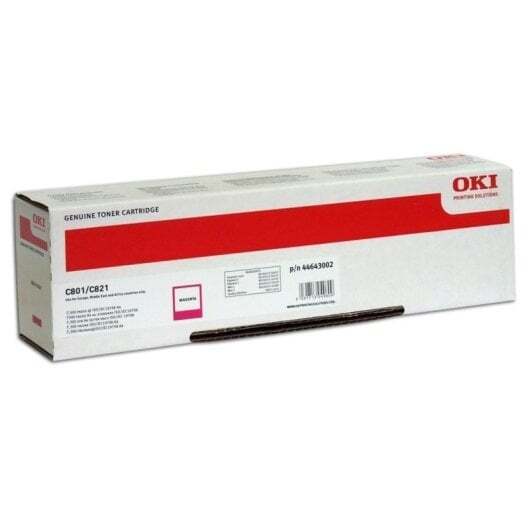 Toner 44643002 OKI Original Neuf Magenta 7300 Pages Pour C801/C821  OKI   