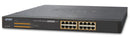 Switch Gigabit Ethernet PLANET GSW-1600HP 16 Ports 10/100/1000Mbps PoE+  HP   