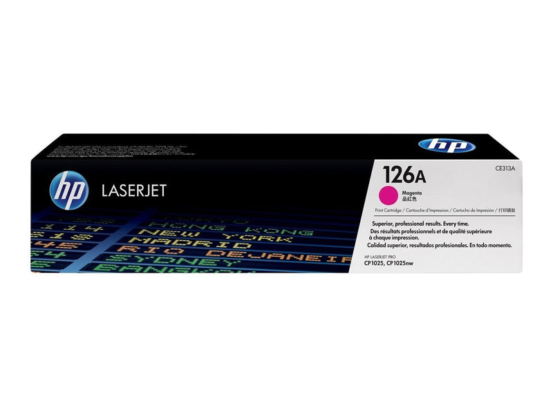 Toner HP 126A CE313A Original Neuf Magenta 1000 Pages Pour HP CP1025 CP1025nw