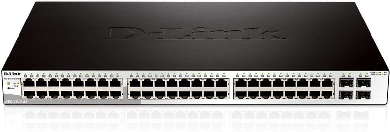 Smart Switch Gigabit D-Link DGS-1210-52 48 Ports Dont 4 Ports Combo SFP  D-Link   