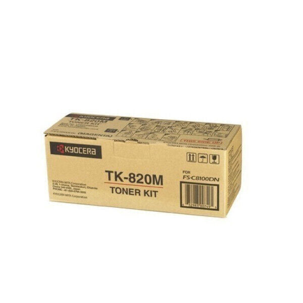 Toner Kyocera TK-820M Original Neuf Magenta 7000 Pages Pour FS-C8100DN  Kyocera   