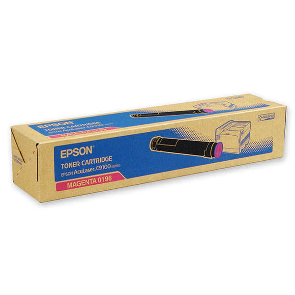 Toner EPSON C13S050196 Original Neuf Magenta 12 000 Pages Epson Aculaser C9100  Epson   