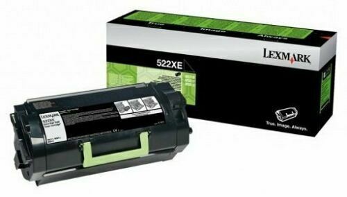 Toner LEXMARK 522XE 45K 52DEX0E Original Neuf Carton Abimé Noir 45 000 Pages  Lexmark   