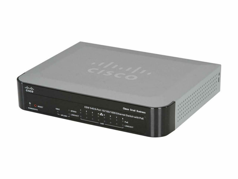 Switch réseau Cisco Small Business ESW-540-8P géré  Ethernet (PoE) + Cables  Cisco   