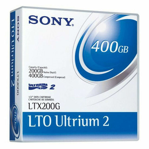 Lot de 9 Sony  LTX 200G LTO Ultrium 2  200 Go/400 Go – Support de stockage  Sony   