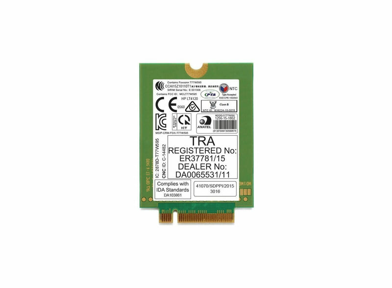 Wireless cellular modem HP lt4120 LTE/EV-DO/HSPA+ WWAN EURO P/N:N8T16AA NEUF HP