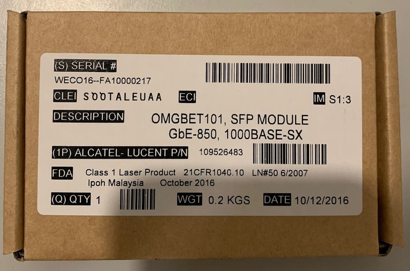 🔥 Module SFP Fibre 1000base-sx Alcatel-Lucent Gigabit Ethernet à Longue Portée  Alcatel-Lucent   