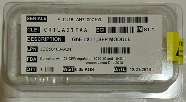 Module SFP 1000Base-LX ODU-MPT-HC 3CC50168AA01 Transceiver Optique 1.25Gbps ALCATEL LUCENT