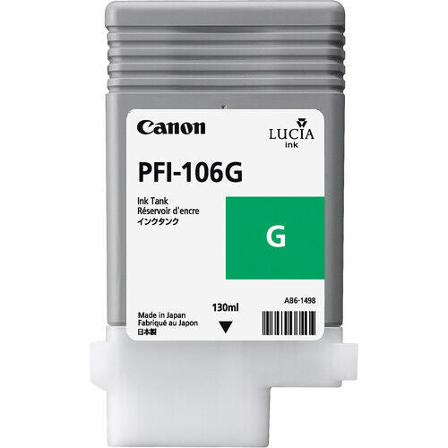 🖨️ CARTOUCHE CANON PFI-106G VERT 130ML POUR TRACEUR IMAGEPROGRAF 🖨️ Canon