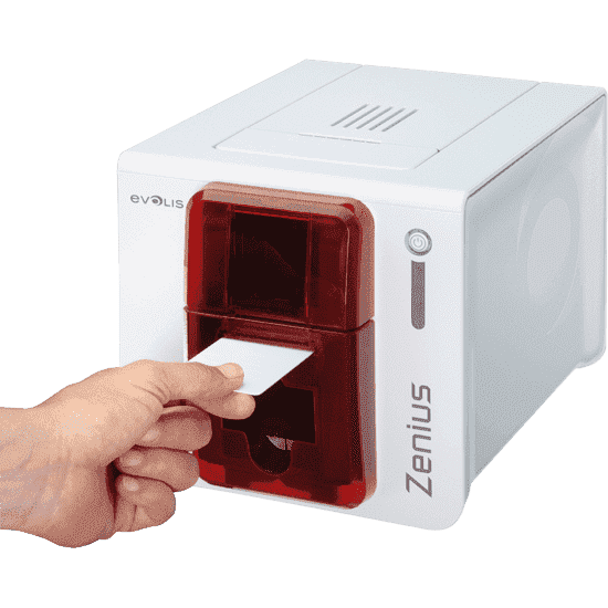 🖨️ Imprimante Cartes PVC Évolis Zenius Couleur - Alimentation Incluse ✅ Evolis