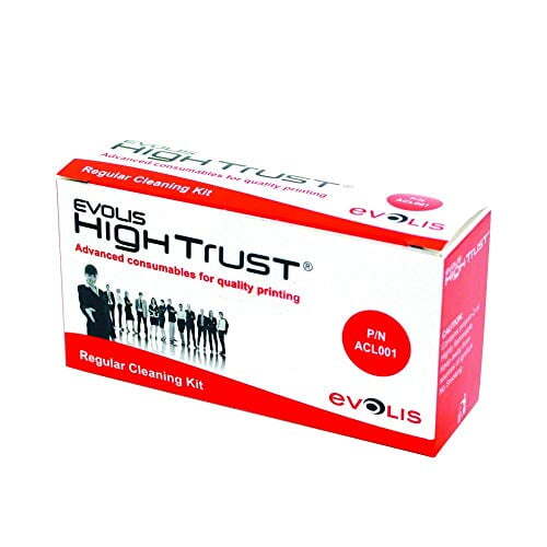 🛠️ Kit Nettoyage Evolis Zenius Primacy 5 Cartes 5 Lingettes ( ACL001 ) 🔧 EVOLIS