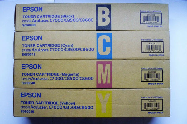 Epson Aculaser Lot de 20 Toners pour c7000 c8500 c8600 Originaux Cartons OK Informatique, réseaux:Imprimantes, scanners, access.:Encre, toner, papier:Cartouches de toner EPSON   